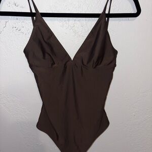 Matteau One Piece Swim size 6 chocolate brown